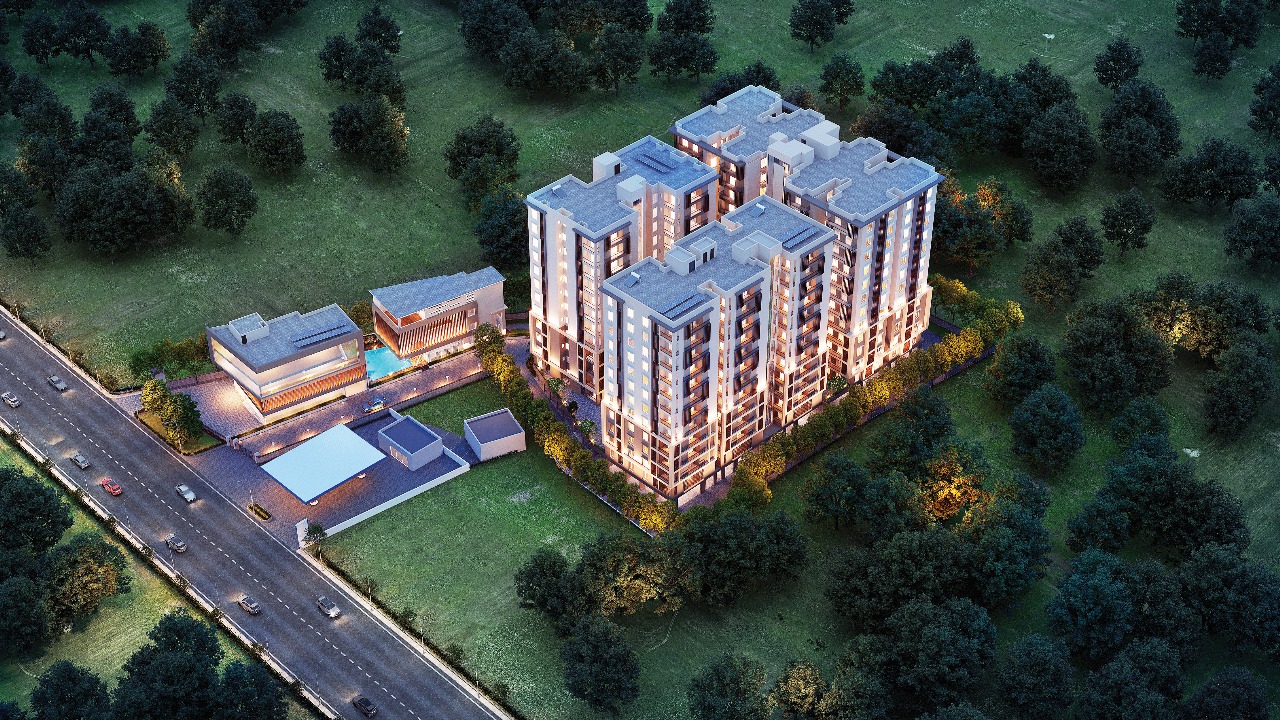 src night version building