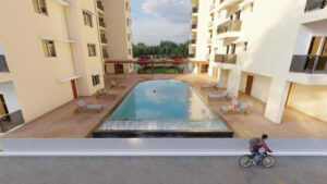 Aryavarta building swimming pool